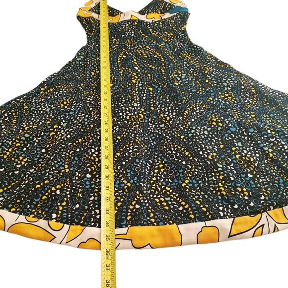 ISSA London Silk Jersey Multi-color Halter Dress  US Size 6 Bombshell Tie-Neck - Picture 10 of 13